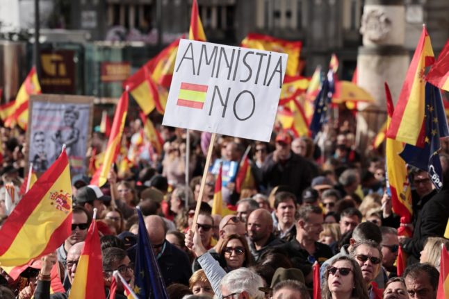 Spanish opposition protests Catalan amnesty law