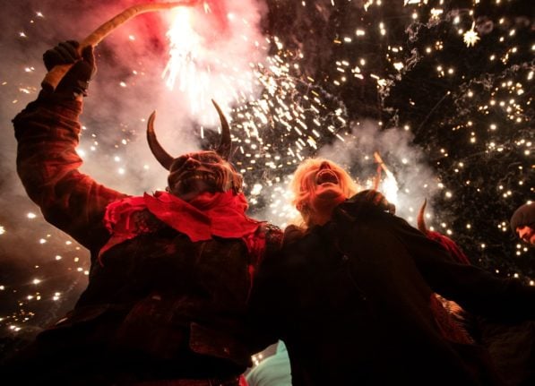 IN IMAGES: Spain's devilishly explosive correfoc celebrations