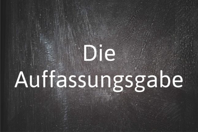 German word of the day: Die Auffassungsgabe