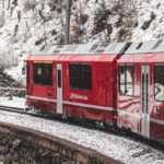 Which ski resorts in Switzerland can you reach by train?