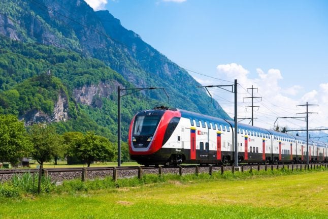 A Swiss train