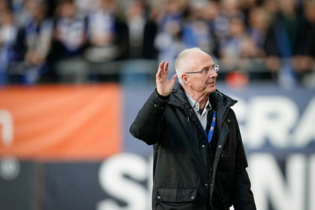 Swedish football coach Sven-Göran Eriksson reveals he has 'at best a year' to live