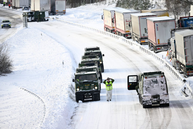 INTERVIEW: Truck driver freed from Sweden’s snow gridlock after 20 hours