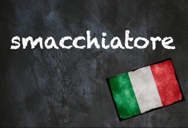 Italian word of the day smacchiatore