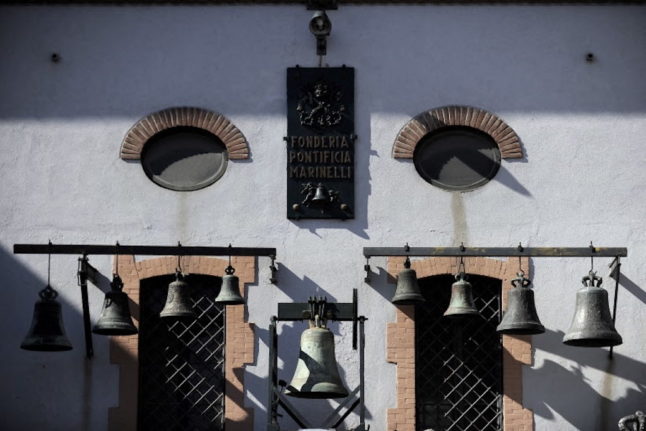 A bell foundry in Molise - which according to a popular conspiracy theory, does not exist.