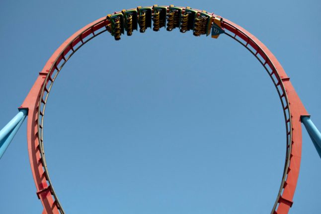 Spain rollercoaster accident injures 14