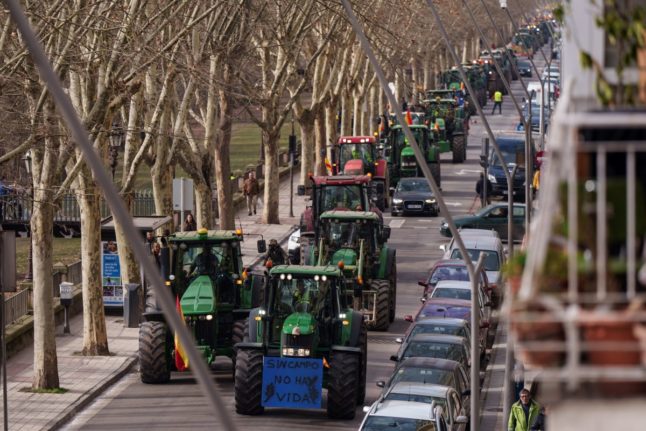MAP: Where are farmers blocking roads in Spain on Friday?