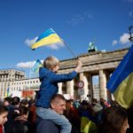 Pro-Ukraine rallies across Europe on war anniversary