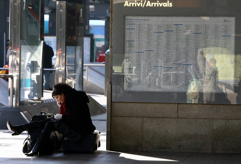 How will Italy's national train strike affect travel on Monday?