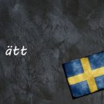 Swedish word of the day: ätt