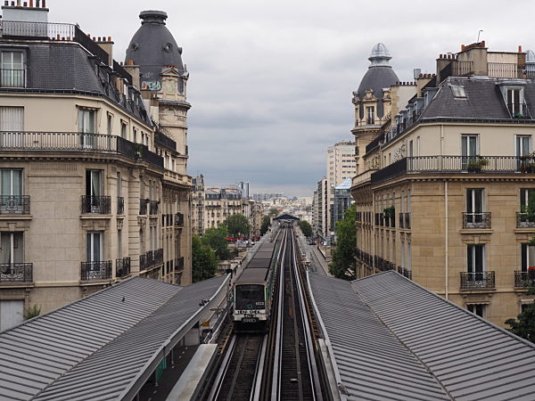 a metro station in Paris