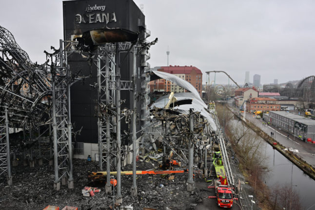 Dead body found after fire at Gothenburg's Liseberg amusement park