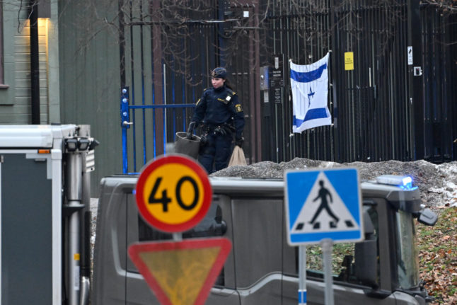 Sweden investigates foiled Israel embassy attack as 'terrorist crime'