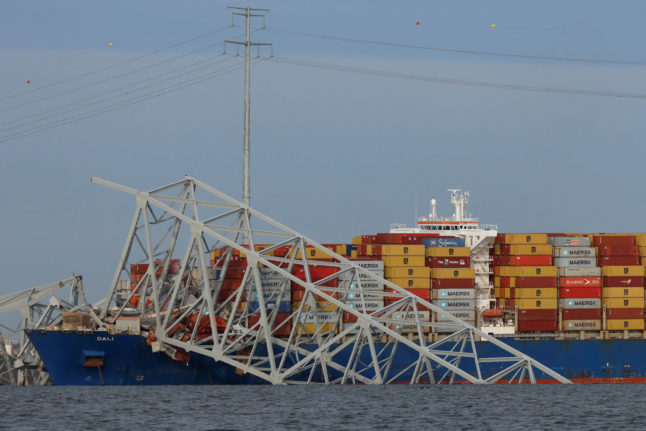 Danish shipping giant Maersk chartered vessel in US bridge collision