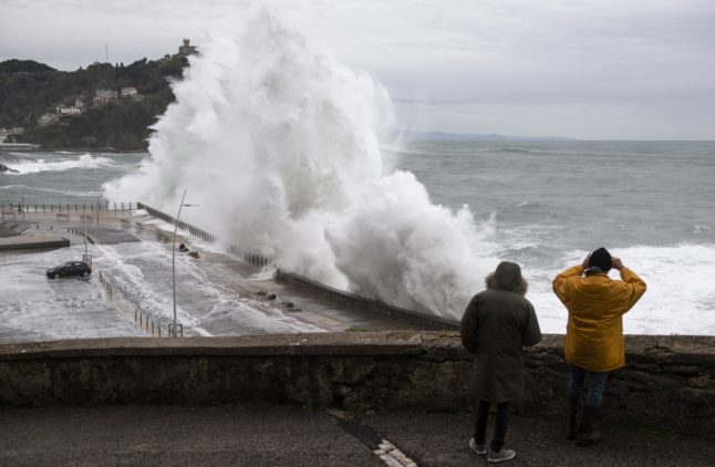 Two die after extreme weather in Spain as Storm Nelson hits