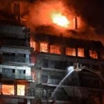 Faulty electrical appliance caused high-rise fire in Spain’s Valencia