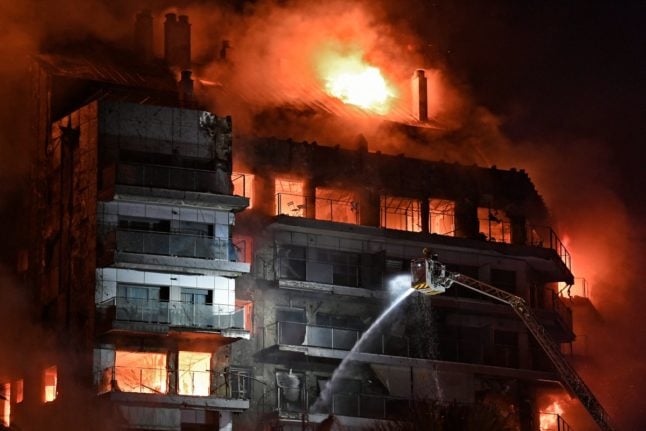 Faulty electrical appliance caused high-rise fire in Spain's Valencia