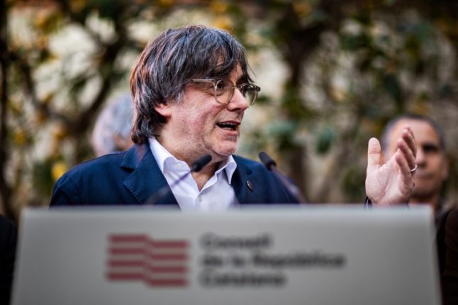Exiled Catalan leader to announce if he'll run in regional elections