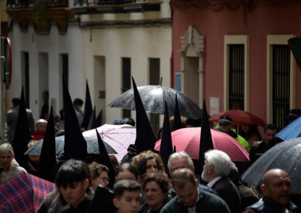 Storm Nelson dampens Spain's Semana Santa celebrations