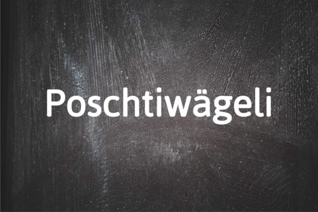Swiss German word of the day: Poschtiwägeli