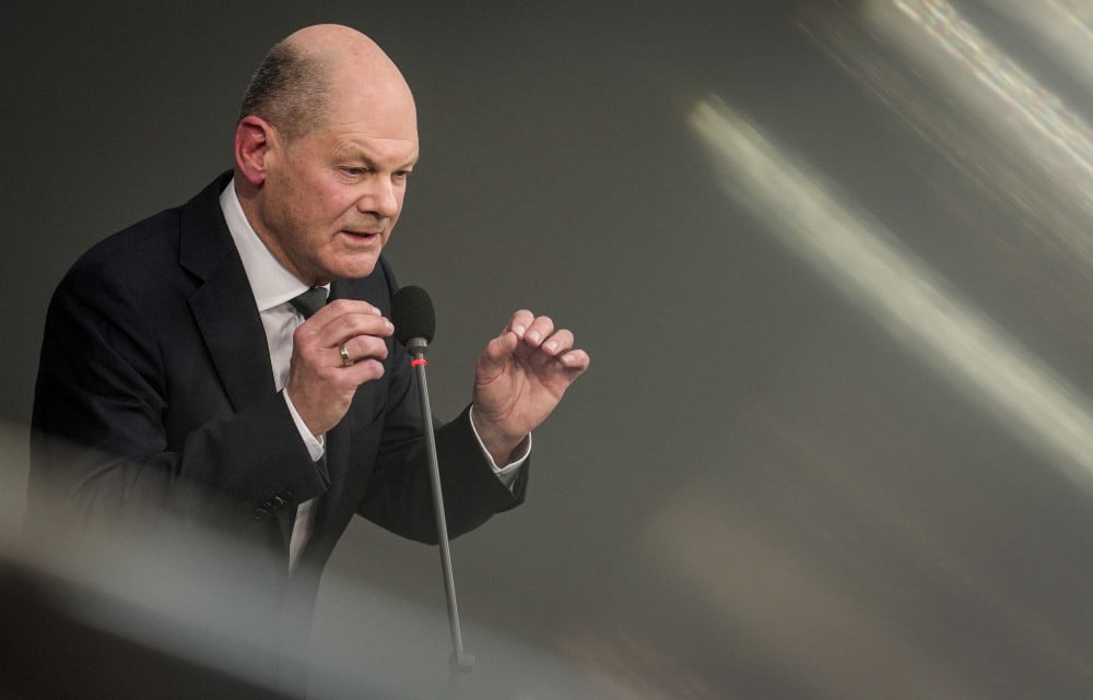 German Chancellor Olaf Scholz