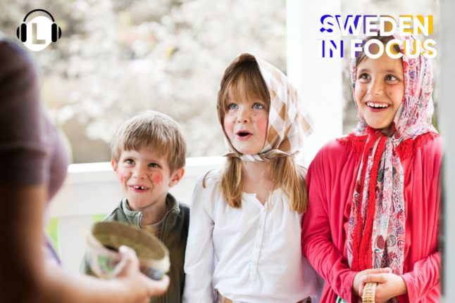 How is Easter celebrated in Sweden?