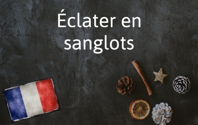 French Expression of the Day: Éclater en sanglots