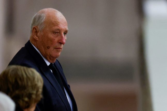 Pictured is Norway's King Harald.