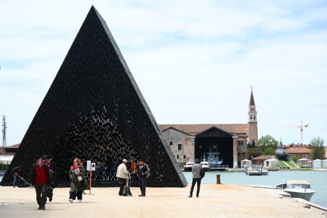 Venice Biennale installation in 2023