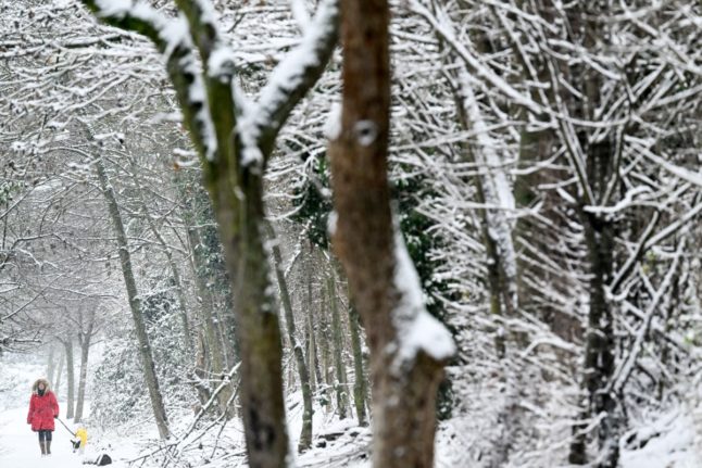 Winter returns as fresh snowfall expected overnight in parts of Germany