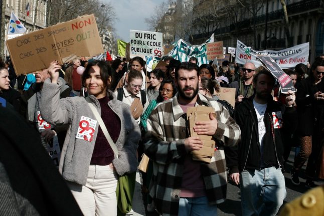 Teachers' strikes and protests planned across France on Tuesday