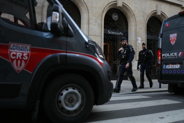 French police break up pro-Palestinian university protest