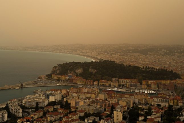 Saharan sand storms forecast to hit France