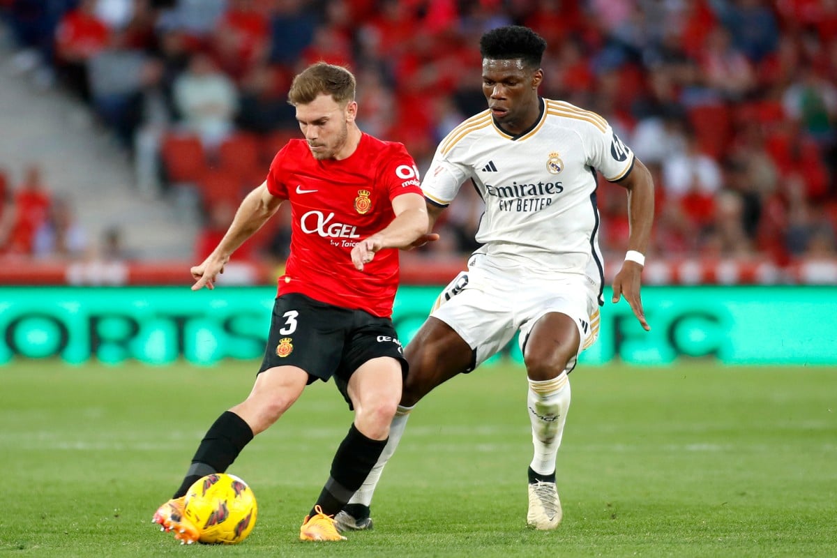 Real Madrid's Tchouameni victim of racist gesture after goal at Mallorca thumbnail