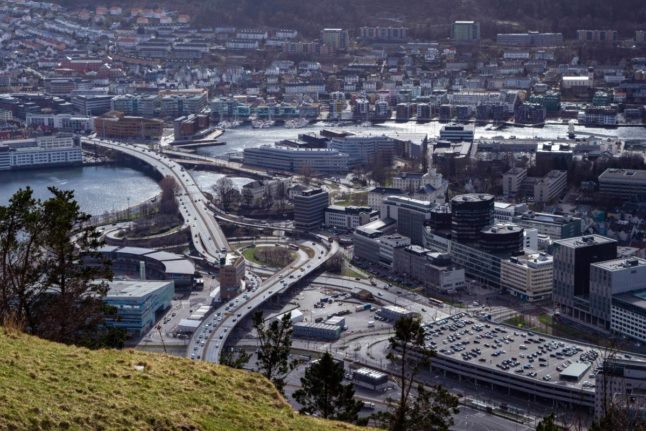 Aerial Bergen