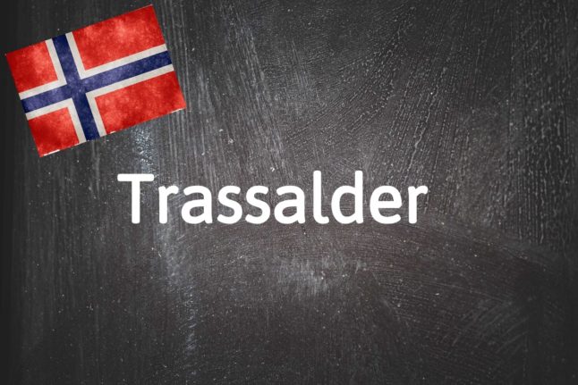 Pictured is the latest Norwegian word of the day.