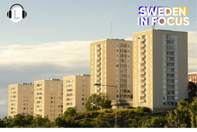 Apartment blocks in Sweden