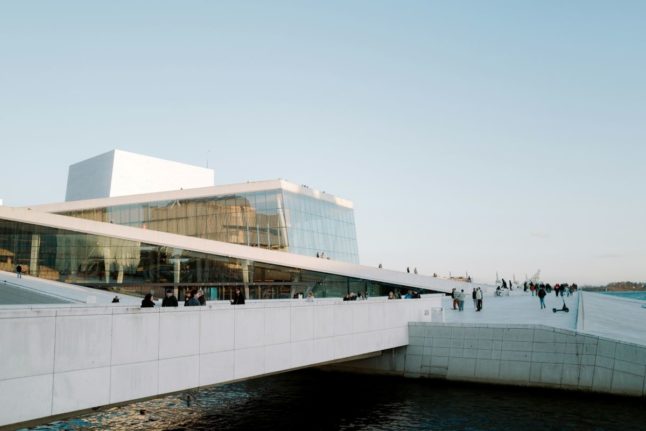 Pictured is the Opera House in Oslo.