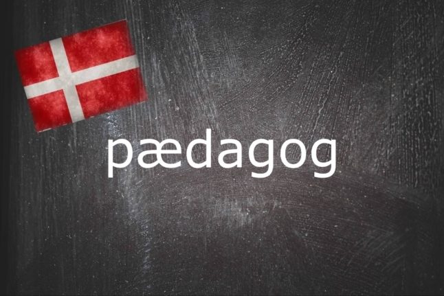 Danish word of the day: Pædagog