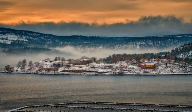 Pictured is a view from Drøbak.