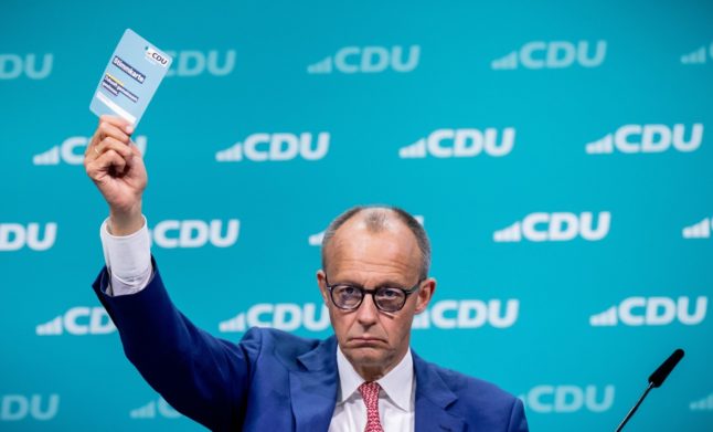 CDU leader Friedrich Merz