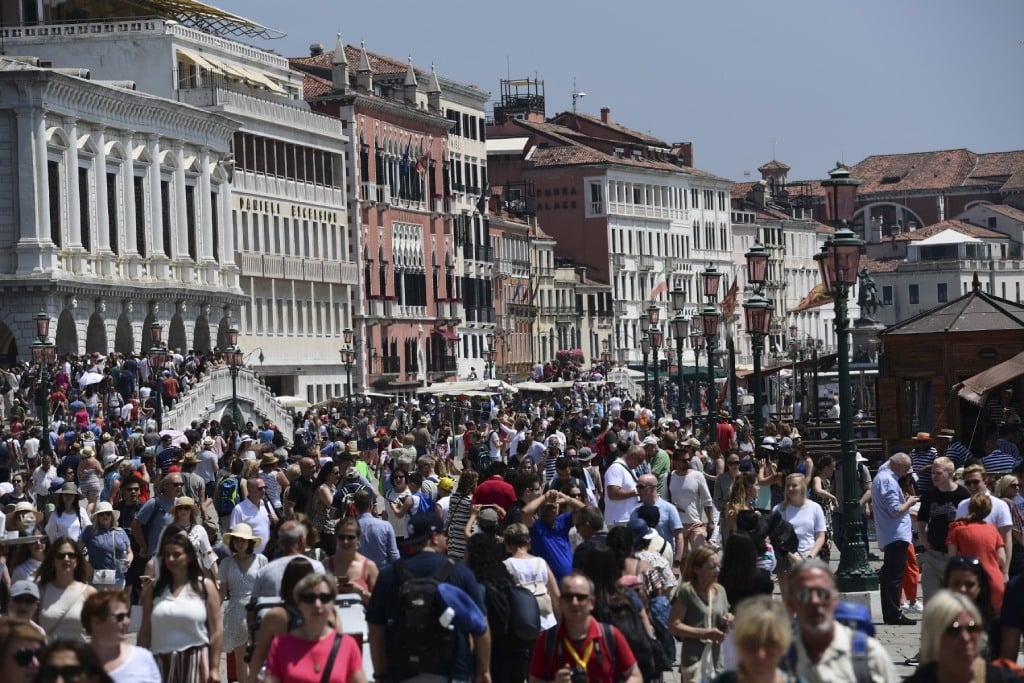 A view of Venice's Saint Marl's Square