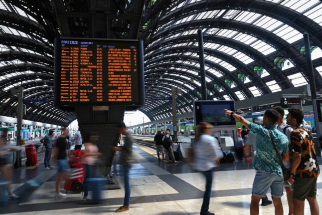 UPDATE: Italy's government postpones nationwide rail strike on Sunday
