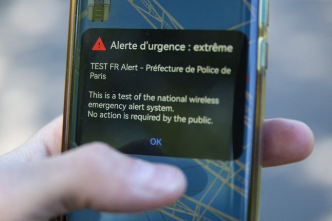 Phone alert surprises Parisians ahead of Olympics