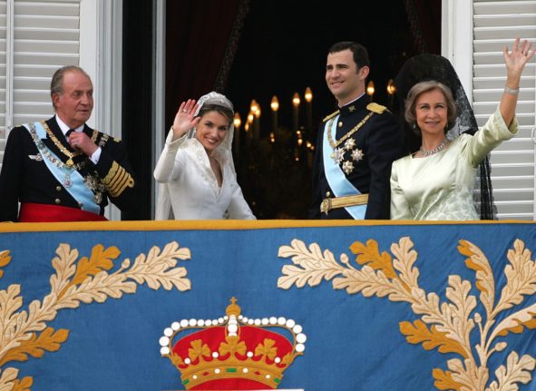 Spain’s king and queen mark 20th wedding anniversary in new era for crown
