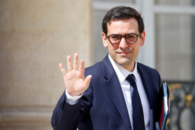 France's Minister for Foreign and European Affairs Stephane Sejourne
