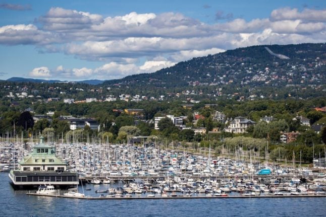 Pictured is a marina in Oslo.