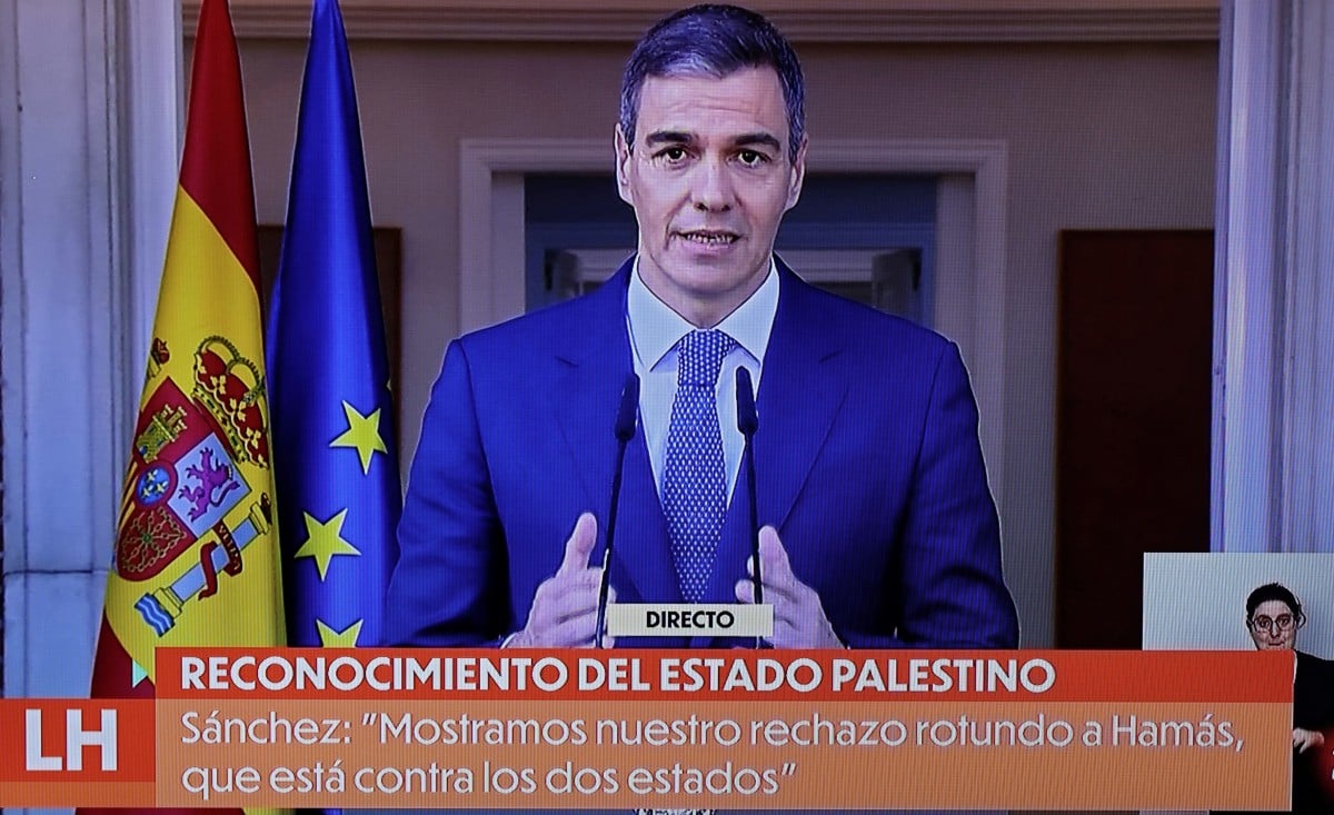 Spain's PM says recognising Palestinian state 'essential for reaching peace' thumbnail