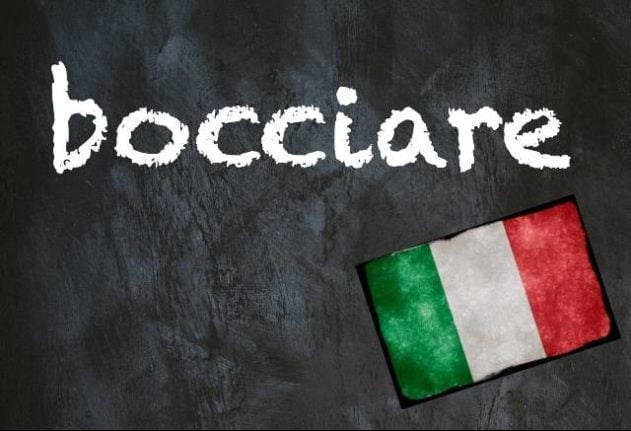 Italian word of the day bocciare