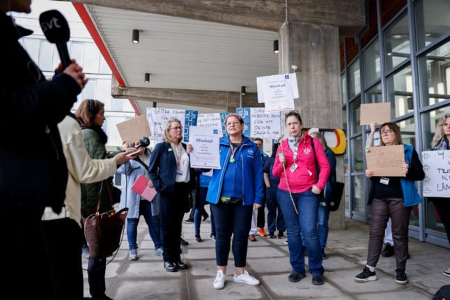 Swedish nursing union threatens to double healthcare strike